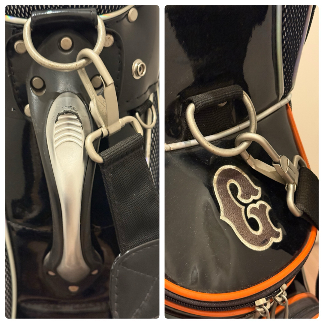 希少・入手困難】 レザックス ジャイアンツ ゴルフ キャディバッグ