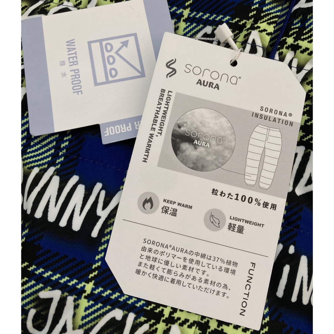 新品 パーリーゲイツ ジャックバニー リバーシブル中綿ベスト(6)LL/ライム