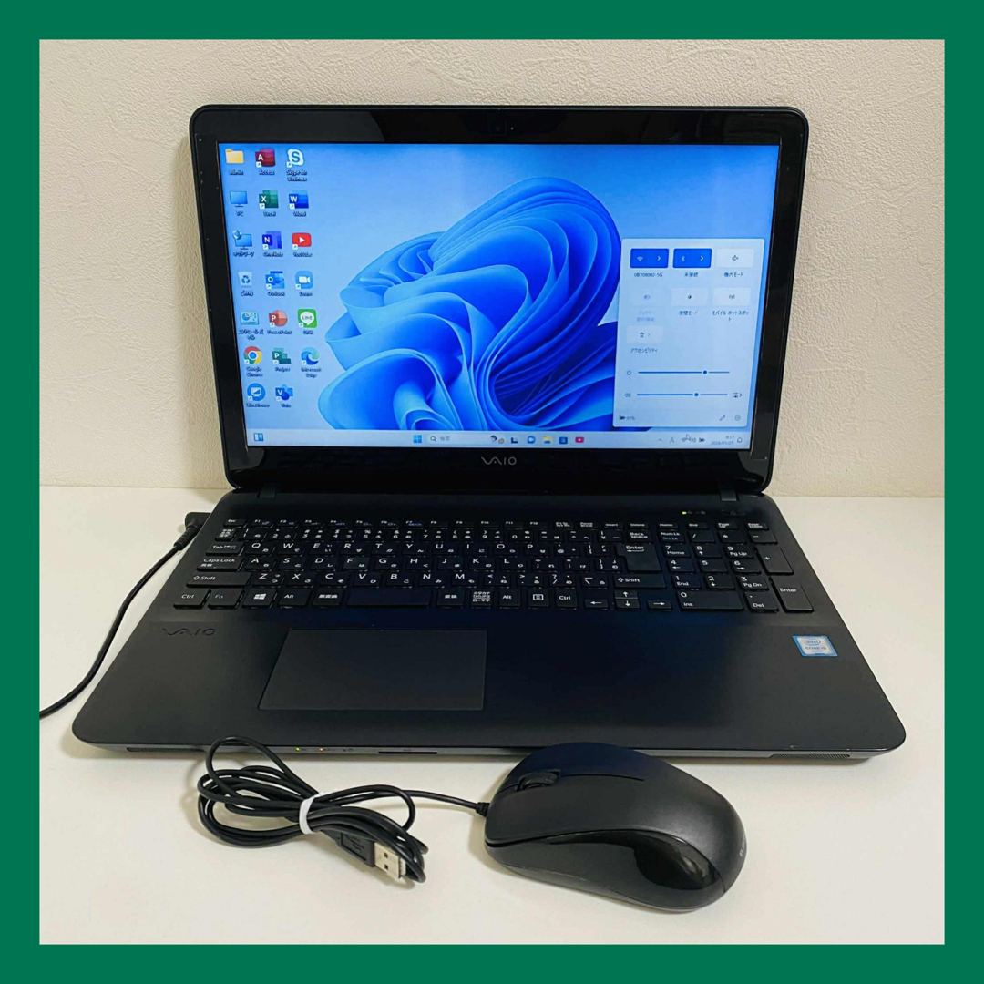 Y74 SonyVaioノートパソコン i5メモリ8G高速 Windows11