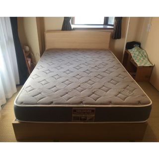 ニトリ - 大幅値下げ‼️ ニトリ ダブルベッド&マットレスの通販 by