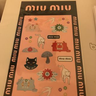 MIU MIU - 非売品 MIUMIU ノベルティ ステッカーの通販 by BEBE
