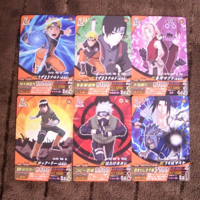 ☆ナルト疾風伝 データカードダス 全6種（マクドナルド限定）☆ラスト