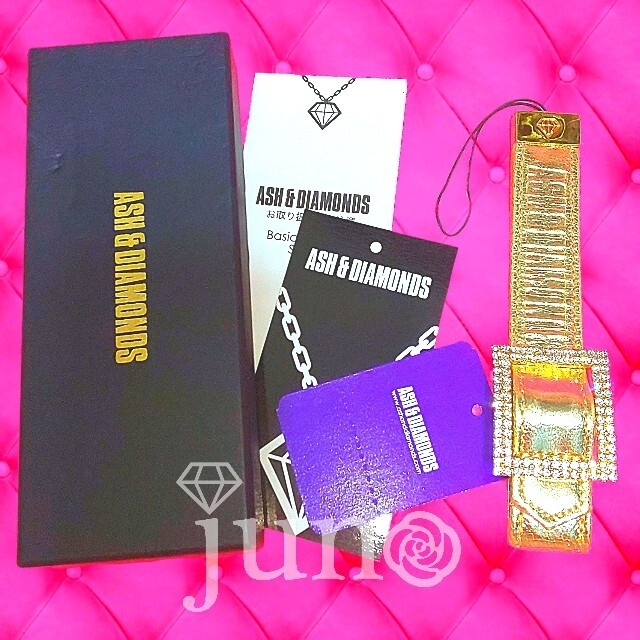 ASH&DIAMONDS - ASH＆DIAMONDS ラインストーン ベルト バックル