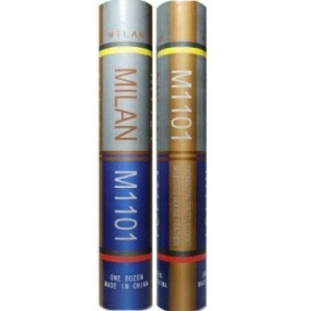 ②新品 ミラン MILAN M-1101 3番 バドミントン シャトル 10本の通販 by