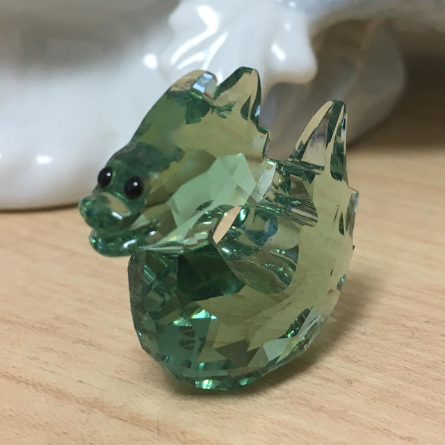 SWAROVSKI - しらゆき様スワロフスキー クリスタル ラッキードラゴン