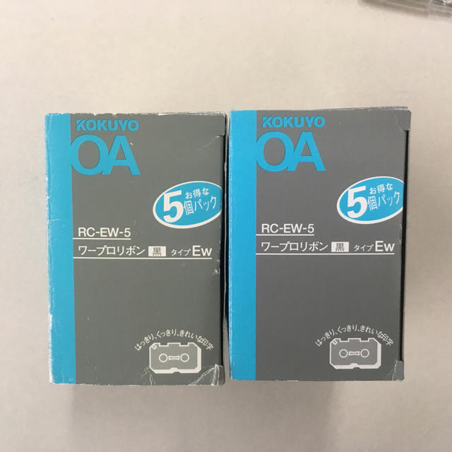 コクヨ - KOKUYO ワープロインクリボン 黒 RC-EW-5 5個入り×2箱の通販