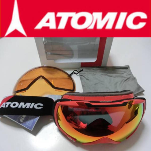ATOMIC - ✨新品・格安・送料込！ATOMIC ゴーグル スペアレンズ付
