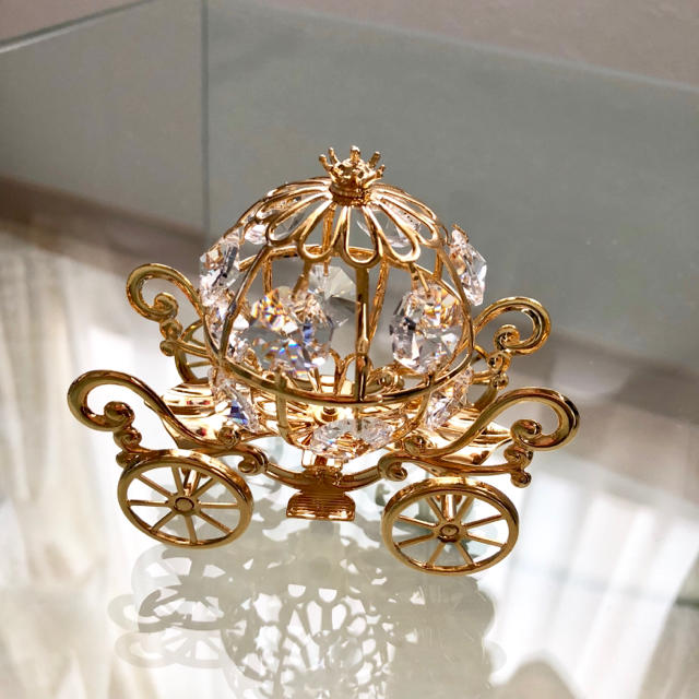 スワロフスキークリスタル かぼちゃの馬車の通販 by m𓂃 𓈒𓏸𑁍｜ラクマ