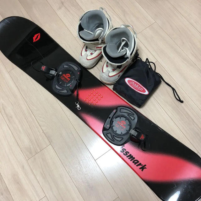 kissmark - キスマーク スノボー板(ステップインビンディング付き