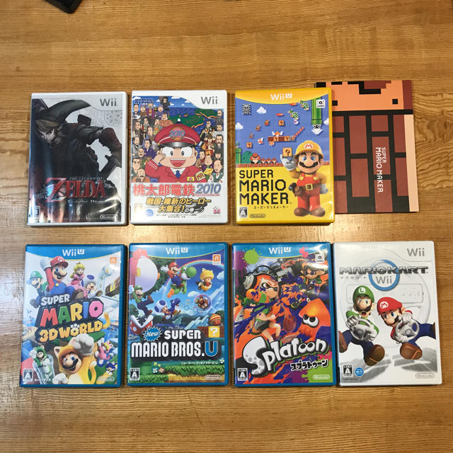 Wii U - WiiU、Wiiソフト(中古、7本)の通販 by Keys's shop