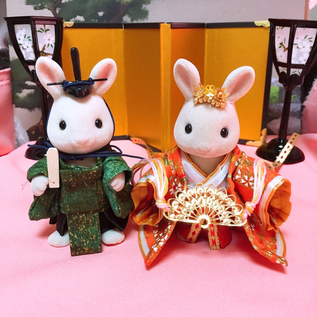 みさこ様専用】ハンドメイド ひな祭り シルバニアの通販 by ちゃちゃも