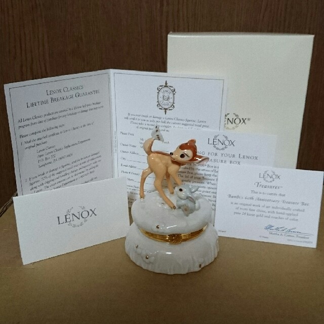 LENOX(レノックス)バンビトレジャーボックス 小物入れ ②の通販 by 鈴s