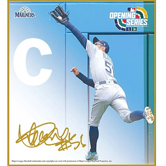 2019 MLB開幕戦記念 イチロー限定商品 フォトサイン色紙 全種類の通販