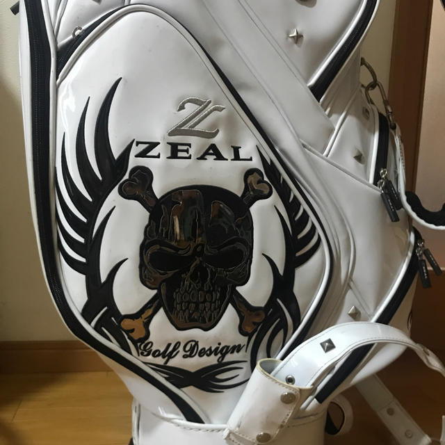 ZEAL ゴルフキャディーバッグの通販 by ミズタくん's shop｜ラクマ