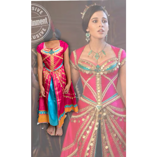 子ども用】絶対被らない！実写版アラジン ジャスミン ピンク