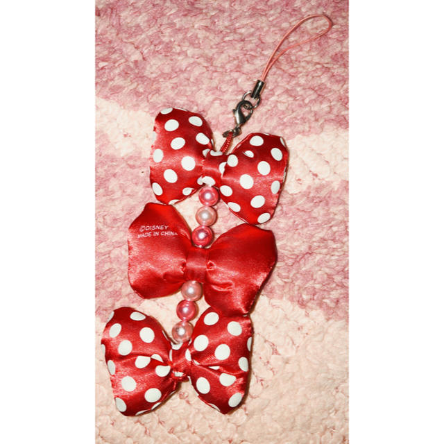 Disney - ミニーちゃん🎀リボンストラップの通販 by ʕ•ᴥ•ʔkumakuma's