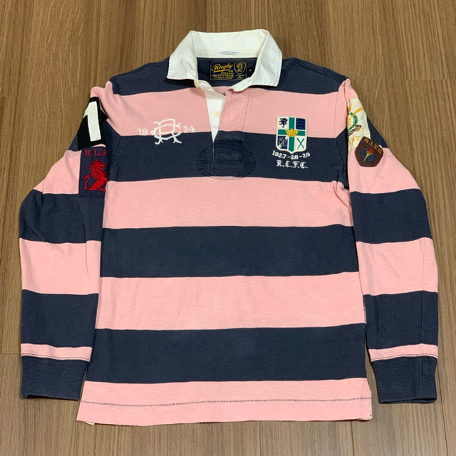 POLO RUGBY - RALPH LAUREN RUGBY 背番号10 ラガーシャツ ピンク