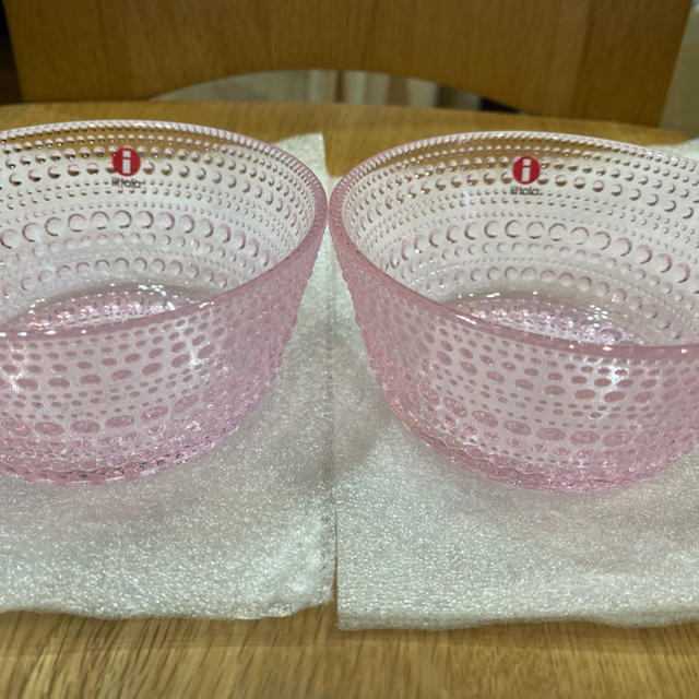 iittala - カステヘルミ ペールピンク 2つ ボウル 未使用の通販 by