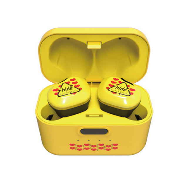 新品未開封hideワイヤレスイヤホン数量限定Yellow Heartの通販 by