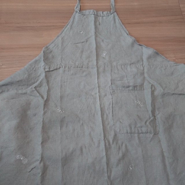 mina perhonen - ミナペルホネン エプロン choucho グレーの通販 by