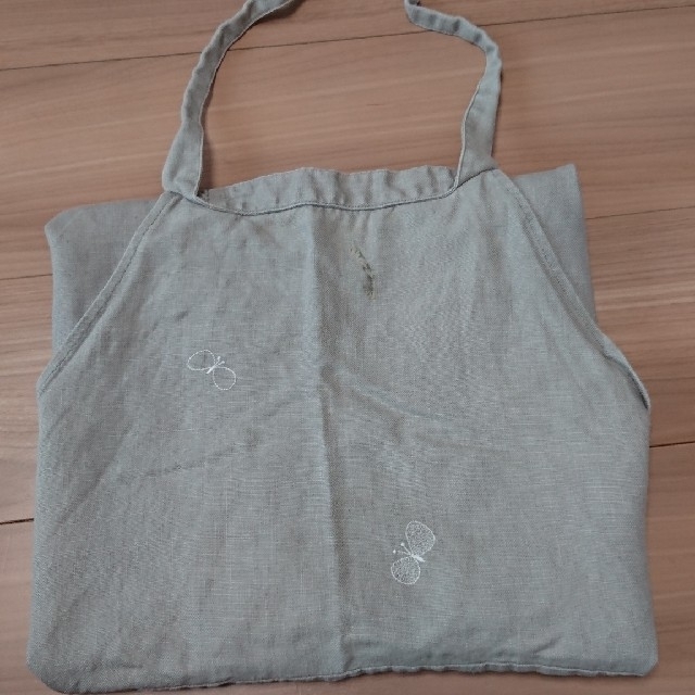 mina perhonen - ミナペルホネン エプロン choucho グレーの通販 by