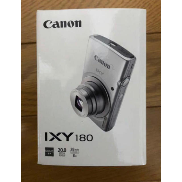 △ Canon コンパクトデジタルカメラ IXY180 シルバー 充電器 箱つき