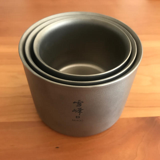 Snow Peak - 廃番・入手困難 snow peak スタッキングマグ 雪峰Mセット