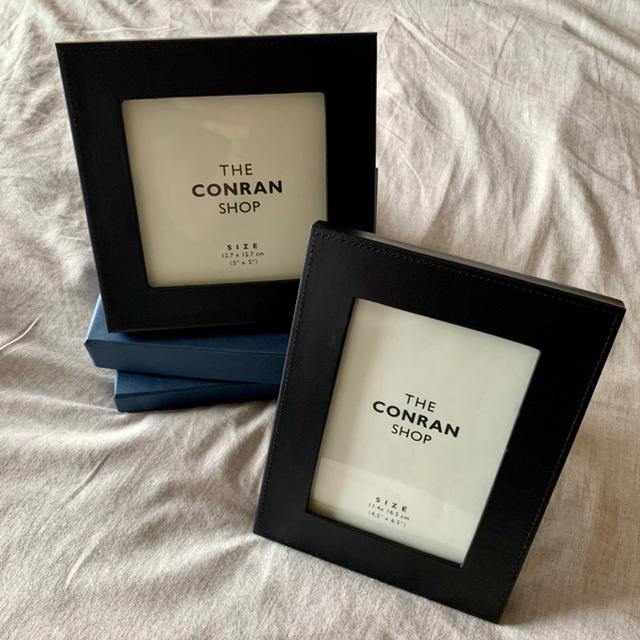 コンランショップ レザーフォトフレーム 2点セットの通販 by えぺるね