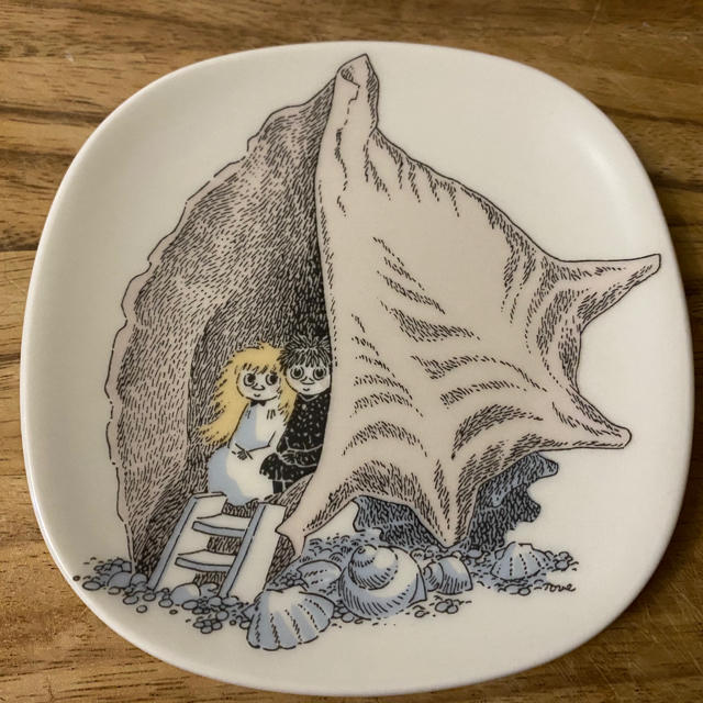 アラビア ARABIA ムーミン廃盤ウォールプレート タッフルとミッフル