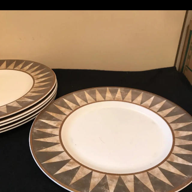 英国 マッピン&ウェブ最高級アンティークプレート大皿27cm x 6枚 激