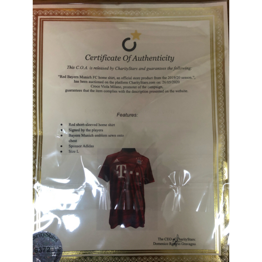 adidas - バイエルン・ミュンヘン 19/20シーズン 直筆サイン