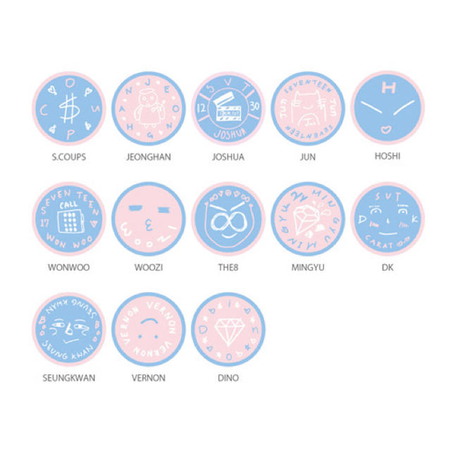 SEVENTEEN - ワッペンバッチ ワッペンバッジ ウォヌ カラットキャンプ