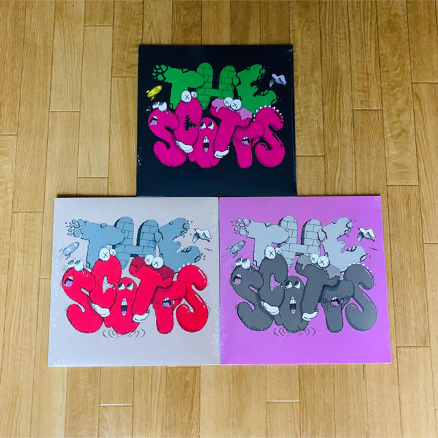 CACTUS - Travis Scott × KAWS レコード 3枚 トラビススコット カウズ