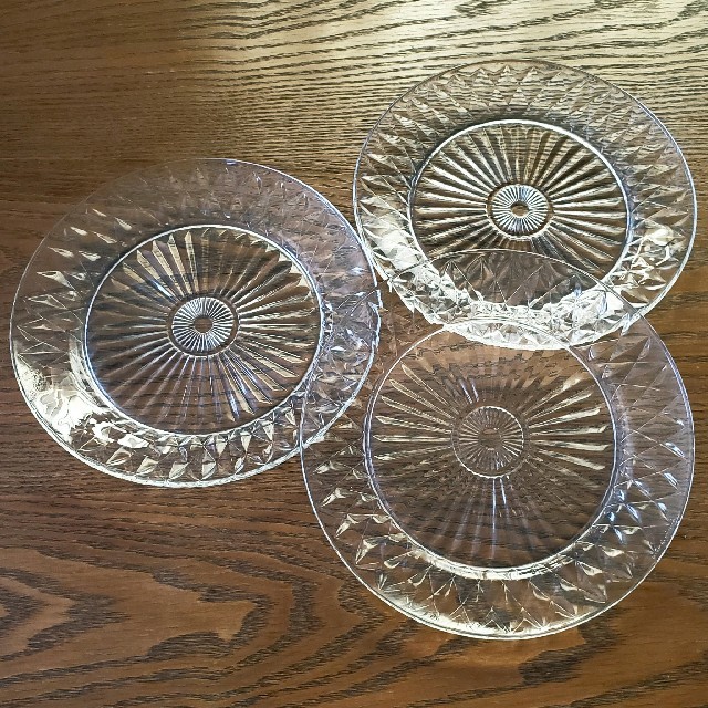 DURALEX - 昭和レトロ ヴィンテージ ガラス皿 プレート DURALEX