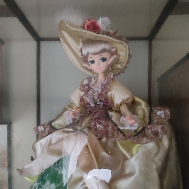 かわいい フランス人形 ガラスケース入り 昭和レトロの通販 by