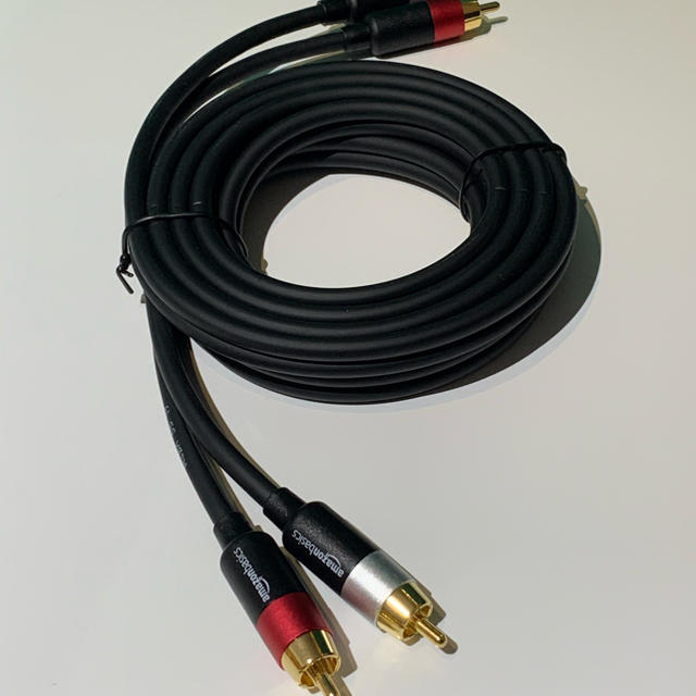 新品】Amazon basics RCAケーブル 2.4m 10本セットの通販 by