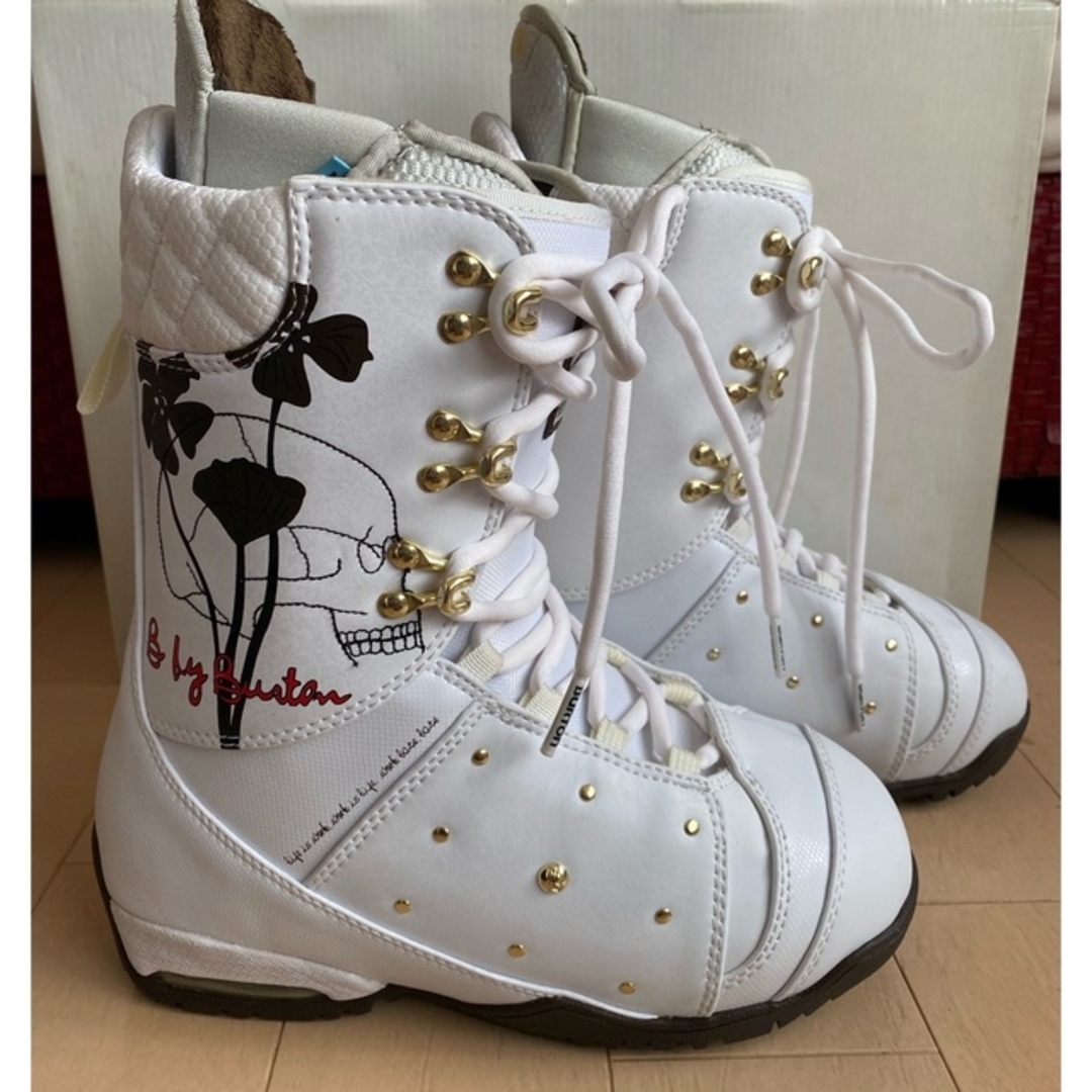 BURTON - BURTON バートン スノーボード 限定モデル お花柄 ブーツ 白