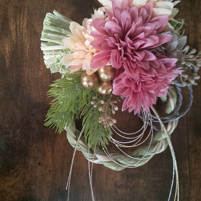 専用＊迎春2021 正月用しめ縄飾り ⑤ (フェイク)の通販 by fu.wa.ran