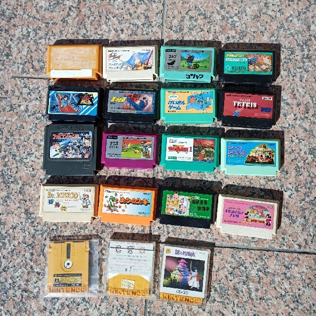 ファミリーコンピュータ - ツインファミコン カセット33本 ディスク5本