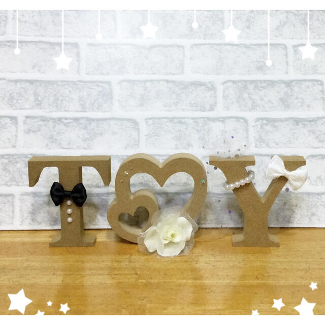 CA様確認用♡ウエディングバージョン・イニシャルオブジェ 大人気