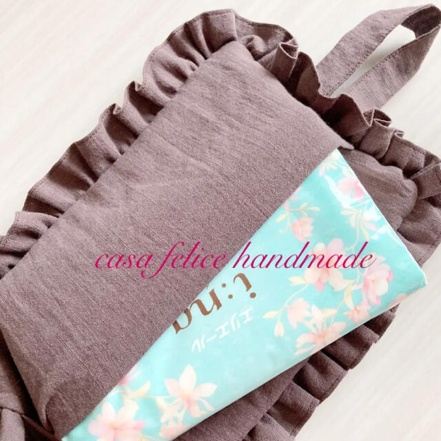 フリルティッシュボックス カバー ケース ハンドメイドの通販 by