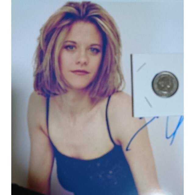 あん様専用…メグ・ライアン直筆サイン入り超 大型写真…戦火の勇気と6