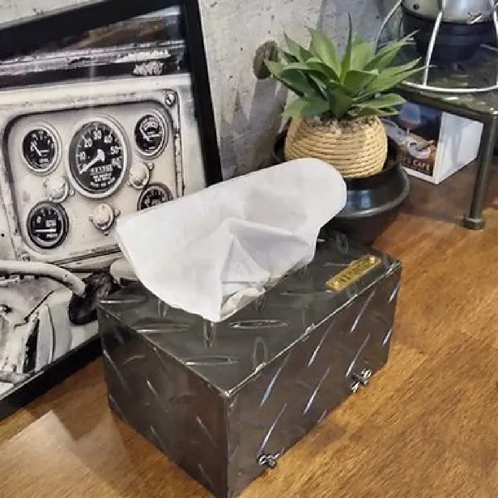 縞板ティッシュBOX (S-size) - Kanaete(カナエテ) - アイデアをカタチ