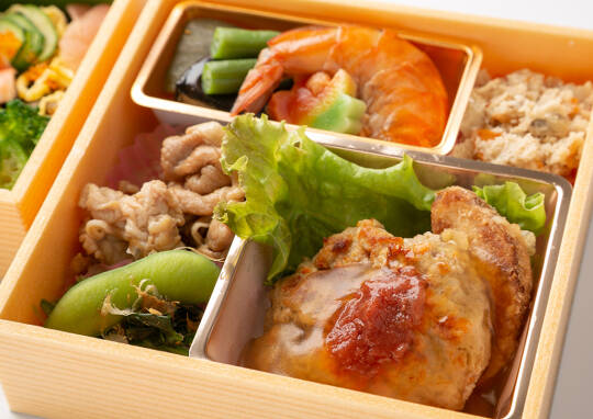 なにわ寿司割烹 丸忠｜華やかな寿司幕の内弁当 - くるめし弁当