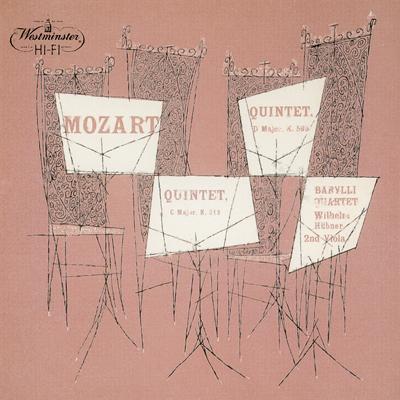 弦楽五重奏曲第3番、第5番 バリリ四重奏団、ヒューブナー（va