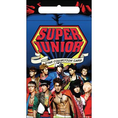 SUPER JUNIOR STAR COLLECTION CARDS（1セット5枚入り10セットBOX