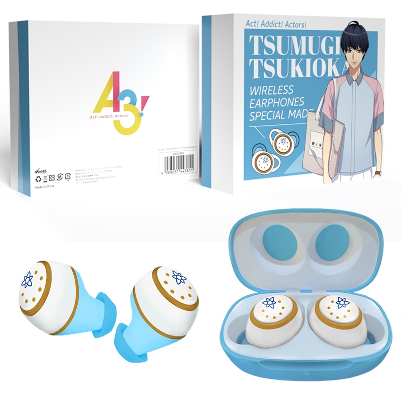 TRUE WIRELESS STEREO EARPHONES 冬組 月岡 紬（CV:田丸篤志）モデル