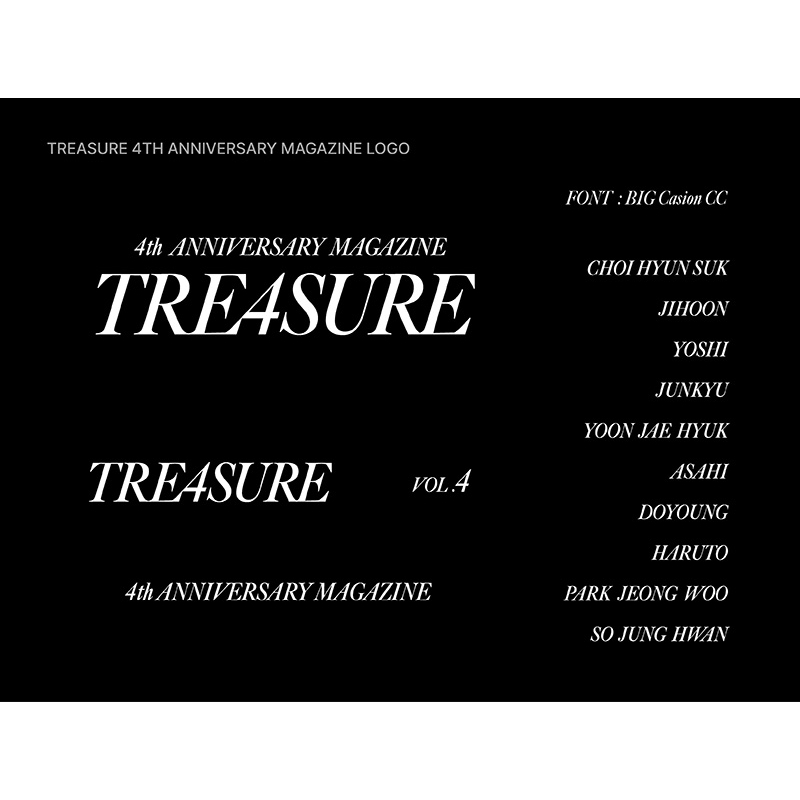 TREASURE 4th ANNIVERSARY MAGAZINE : TREASURE | HMV&BOOKS online