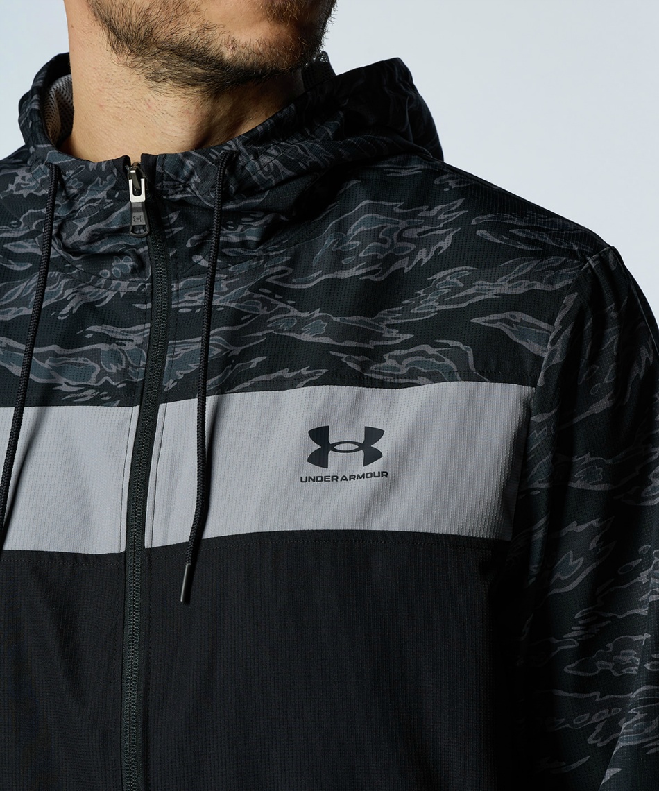 ウインドブレーカー ジャケット UAスポーツスタイル プリント 1384814