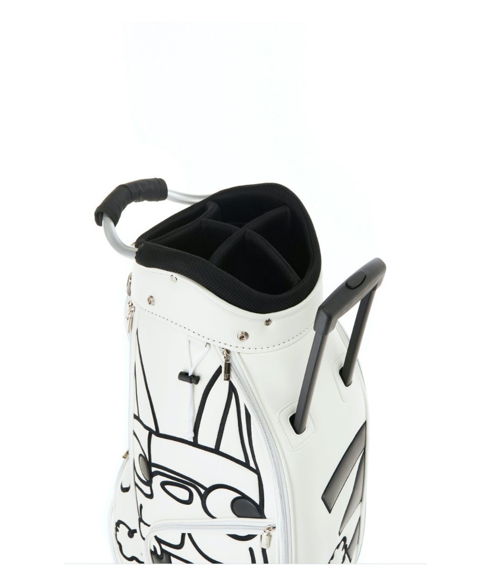 MU SPORTS キャディバッグ キャラクター単色プリントローリングソール